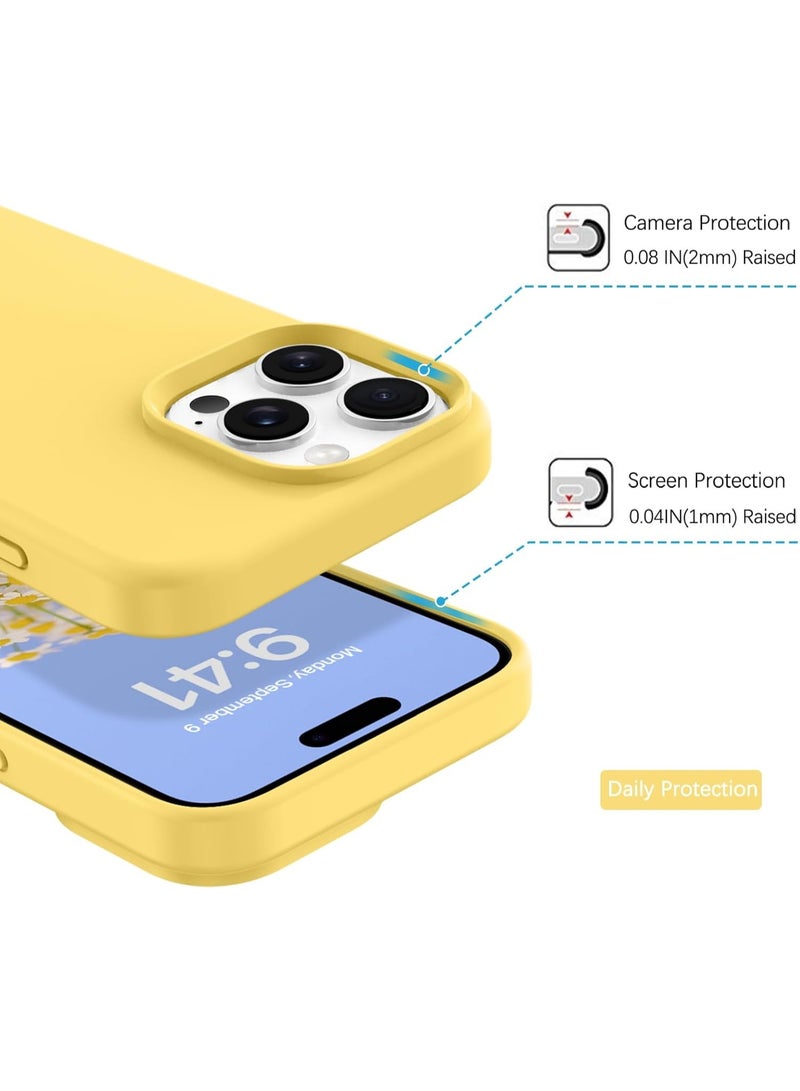 BORTONY iPhone 16 Pro Max Case Liquid Silicone Anti Scratch Anti Fingerprint Soft Silky Touch Shockproof Protective Cover for Apple iPhone 16 Pro Max - Image 3