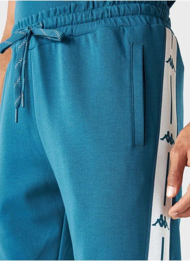 Kappa Stripe Drawstring Sweatpants