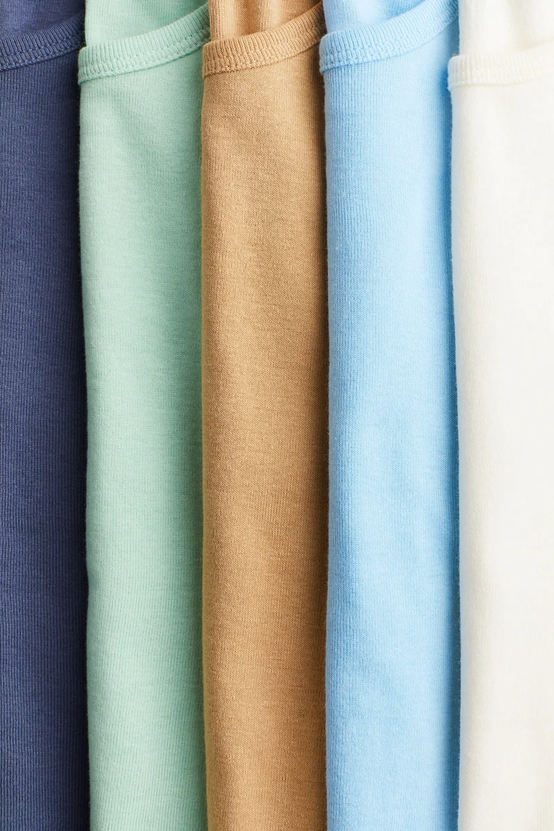 H&M 5-pack cotton vest tops