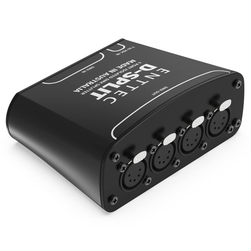 Enttec D-Split 70579 DMX 4 Port Isolated Splitter / Isolator (5-Pin) - Image 1