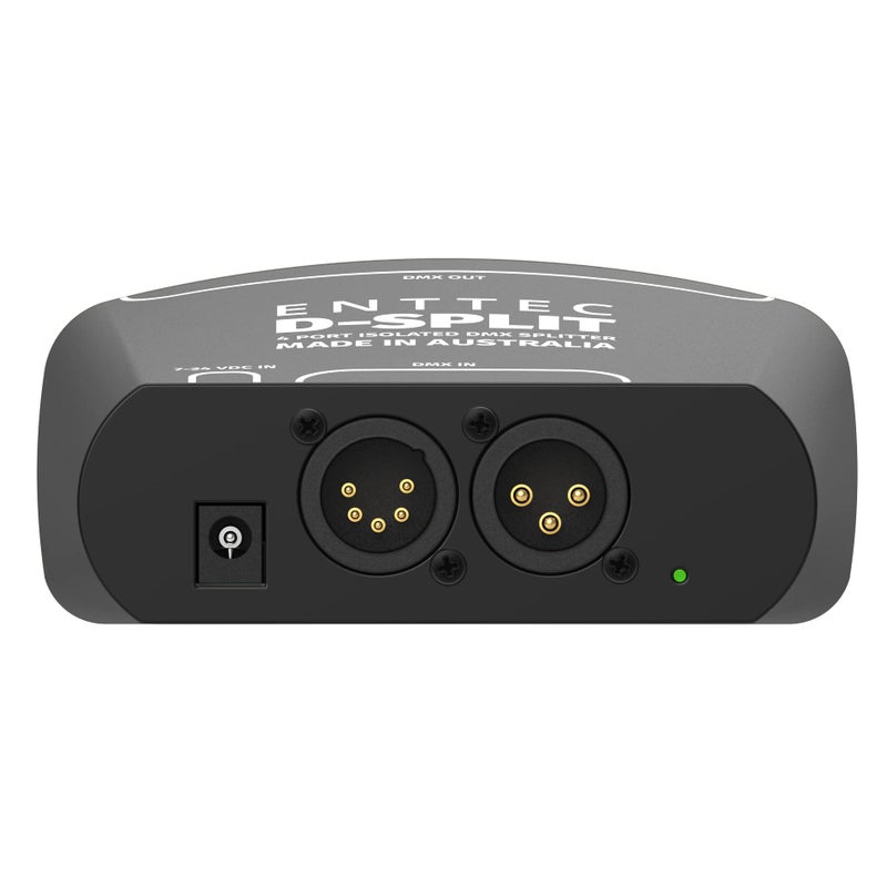 Enttec D-Split 70579 DMX 4 Port Isolated Splitter / Isolator (5-Pin) - Image 3