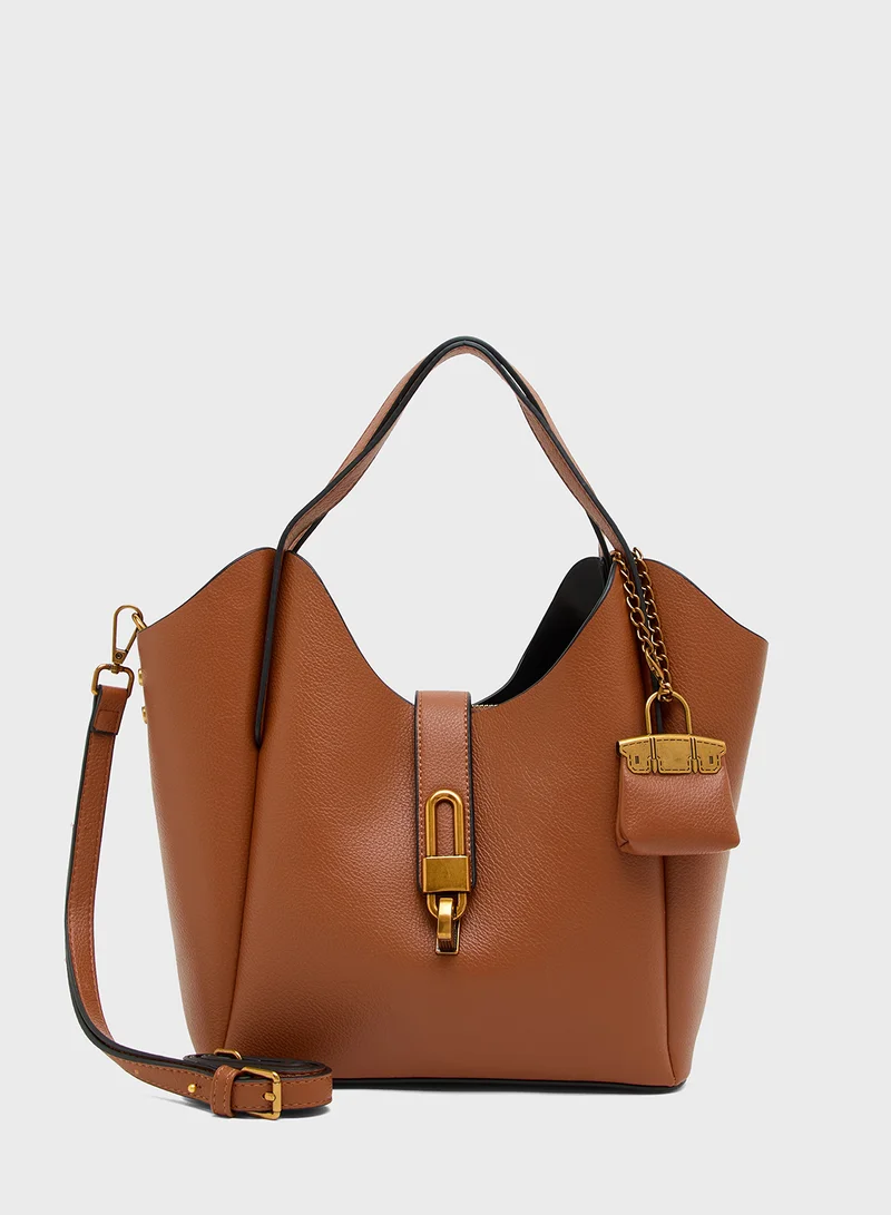 Ginger Topnotch Shoulder Bag with Mini Wallet