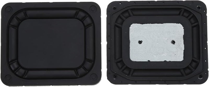 2Pcs Rubber Passive Radiator For Subwoofer Repair 6.5 Inch Black - Image 1
