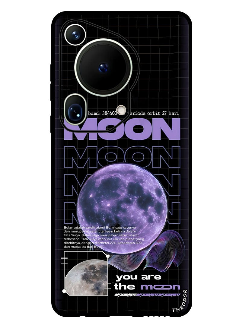 Theodor Protective Case Anti Scratch Shock Proof Bumper Cover For Huawei Pura 70 Ultra you are the moon - Image 1