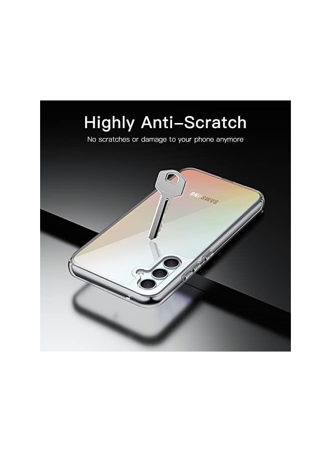 Jetech Case for Samsung Galaxy A34 6.6-Inch, Non-Yellowing Shockproof Bumper Protective Phone Cover, Anti-Scratch Hard PC Back (Clear) - Image 4