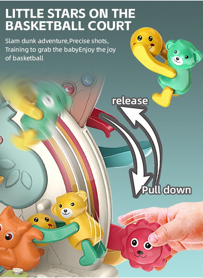 Soft Touch Children Animal Adventure Plastic Toy Track Rolling Ball Building Blocks Educational Montessori Toy Early Development Toys for 6-36 Months Baby  - Image 4