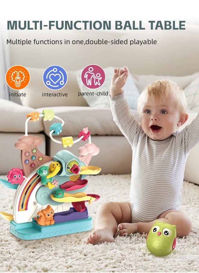Soft Touch Children Animal Adventure Plastic Toy Track Rolling Ball Building Blocks Educational Montessori Toy Early Development Toys for 6-36 Months Baby  - Image 3