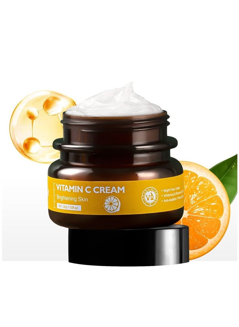Vibrant Glamour - Combo Pack of Vitamin C Whitening Face Cream & Serum , Whitening, Anti Aging, Wrinkles, Brightening, Fade Dark Spot, Moisturizer, Beauty Product for Skin Repair For Women , 2 In 1 Pack - Image 1