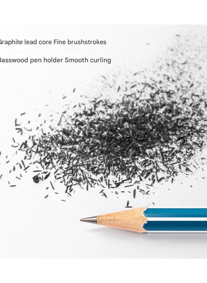 Generic HB Hexagonal Pencil, Student Anti Slip 10 Pieces/Box - Image 4