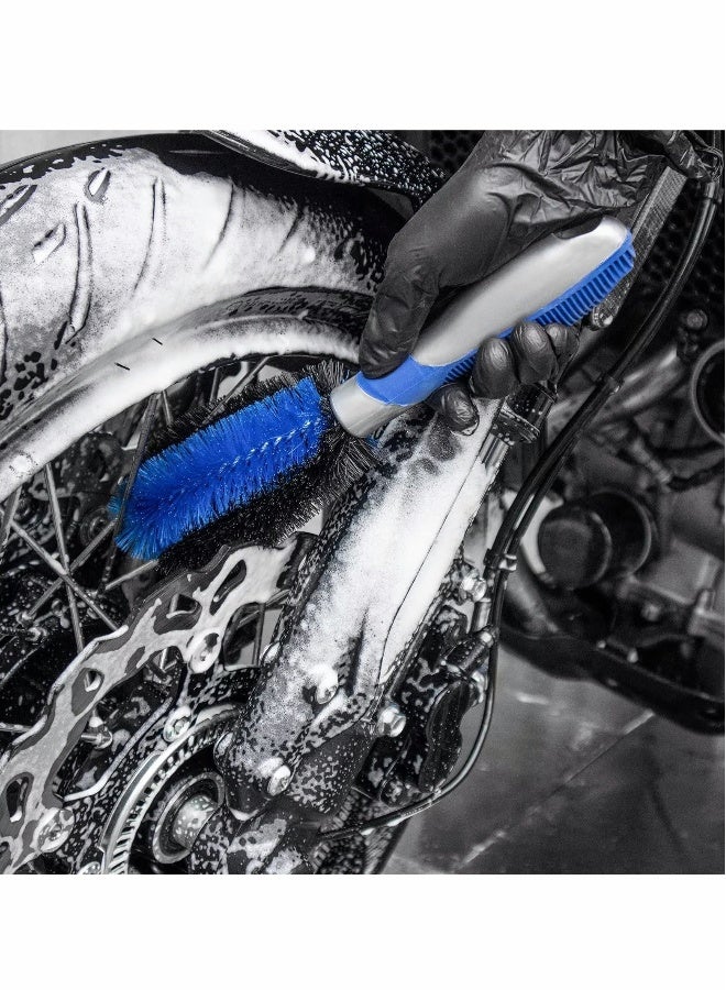 Beauenty Cleaning Brush Car Wheel Brush Set Auto Bicycle Tire Brush Kit Motorcycle Detailing Brush - Image 2