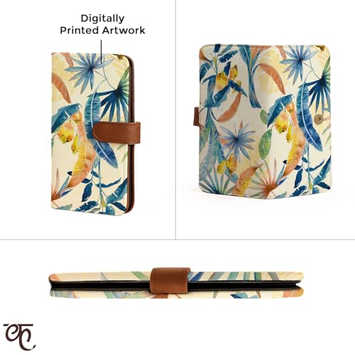 Kalankit Passport Wallet for Women | Vegan Leather Bi-Fold Long Wallet & Travel Purse | Valentine Gift for Her, Valentine Gifts for Women | Perspective of Nature - Image 5