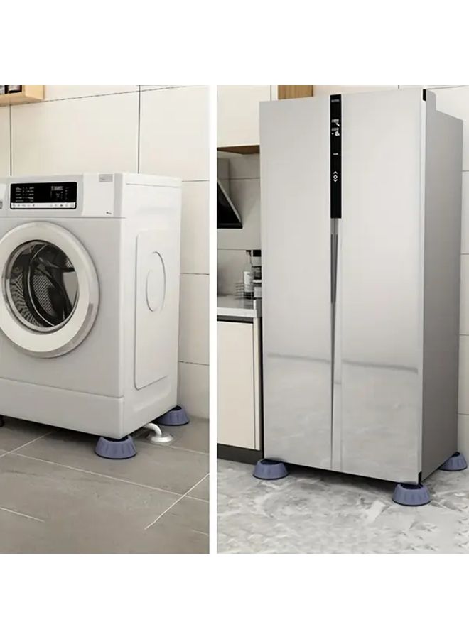 4pcs Gray Black Anti Vibration Washing Machine Feet Thickened Shock Absorbers Heavy Load Stable Base - Image 4