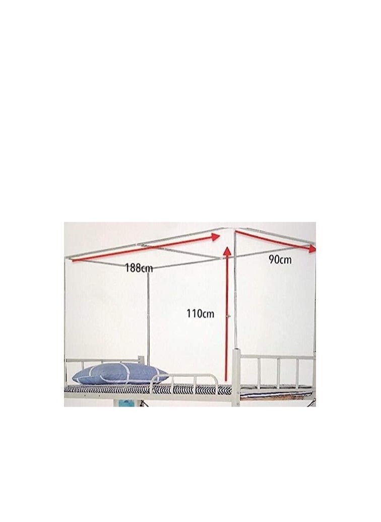 Y&D - Bed Canopy Tents Curtain Blackout Curtain Single Bed Tent Curtain Student Shading Cloth Bed Canopy Mosquito Net Student Sleep Privacy Protection - Image 1