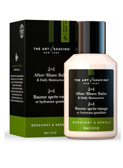 THE ART of SHAVING The Art of Shaving Bergamot & Neroli 2 in 1 After-Shave Balm & Daily Moisturizer for Men – Provides 8 hours of Restorative Hydration – Clinically Tested for Sensitive Skin – 3.3 oz  - Image 1