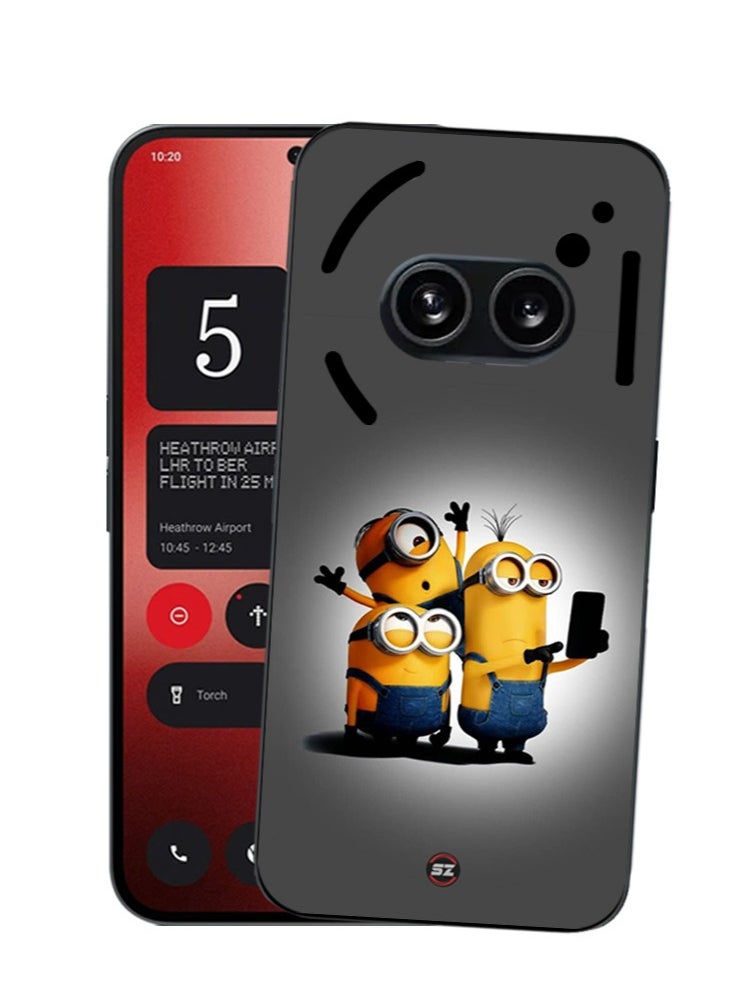 Service Zone Protective Mobile Back Cover Cute Minions Cartoon For  Nothing Phone 2A 5G  - Image 3