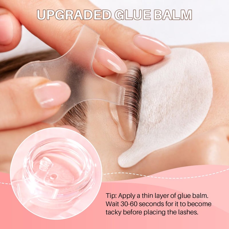 ICONSIGN Lash Lift Kit, Gentle Formula Eyelash Perm Set with Enhanced Glue Balm, Suitable for Various Lash Types and Lengths, Semi Permanent Curled Eyelashes Lasting for 6-8 Weeks - Image 3