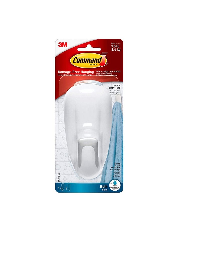 3M Bathroom Jumbo Hook - Image 1