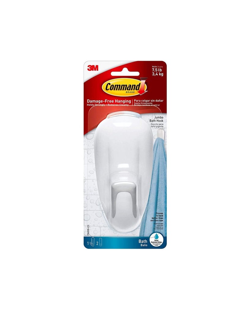 3M Bathroom Jumbo Hook - Image 2