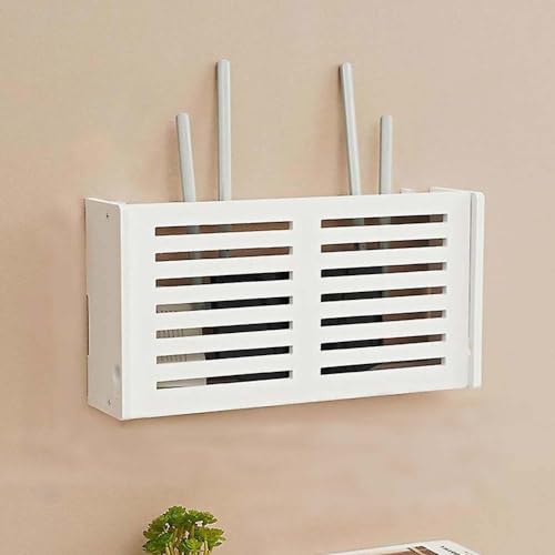 SS ARTS Engineered Wood Wall Mount Wifi Router Stand/Rack Wifi Holder Hanging Shelves, Standard - Image 3