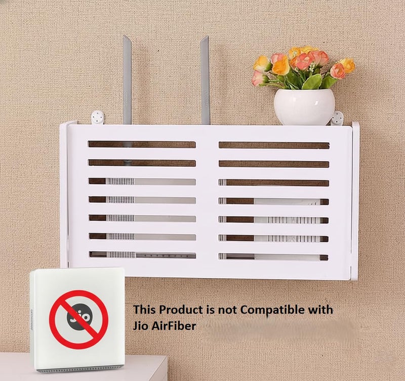 SS ARTS Engineered Wood Wall Mount Wifi Router Stand/Rack Wifi Holder Hanging Shelves, Standard - Image 4