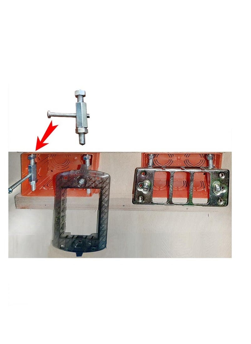 Generic - Fixing screw for electrical boxes. Replacement of broken ear clips for electrical boxes - Image 1