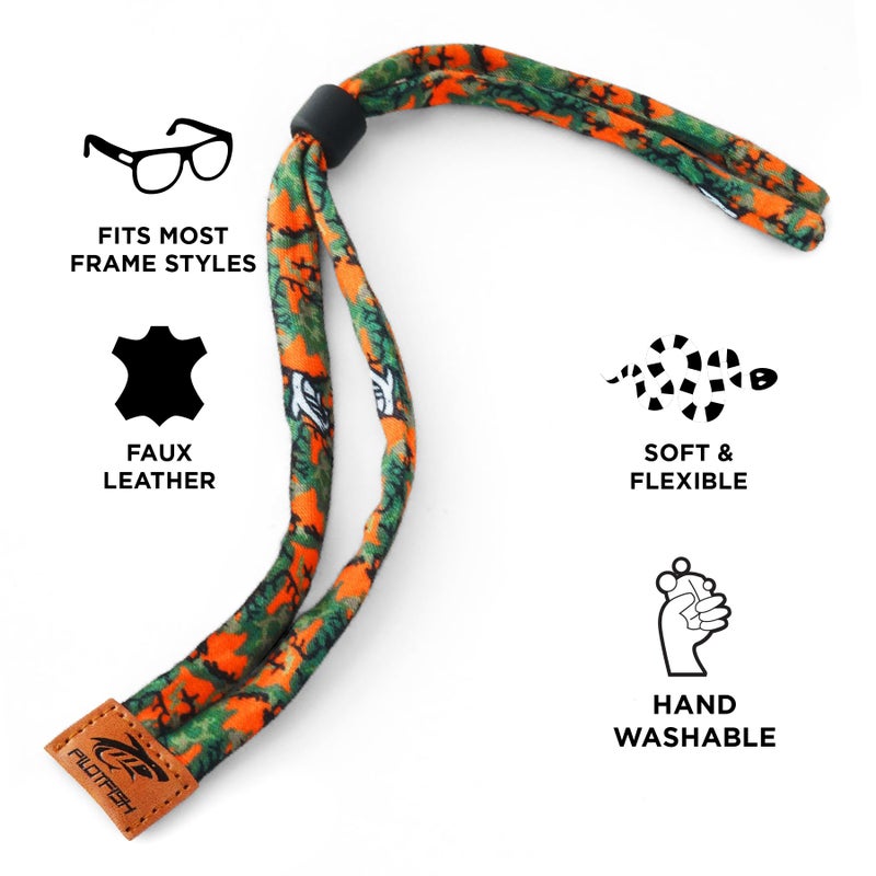 Pilotfish Pilotfish Premium Cotton Eyewear Retainer Sunglass Strap - Multiple Design Options - Soft & Durable Sunglass Holder  - Image 2