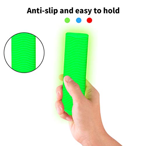 TOLUOHU [3 Pack] Case for Vizio XRT136 Remote Control, Smart TV Remote Cover With Lanyard (Shockproof/Anti-Slip/Lightweight) - Glow Skin Sleeve - Image 4
