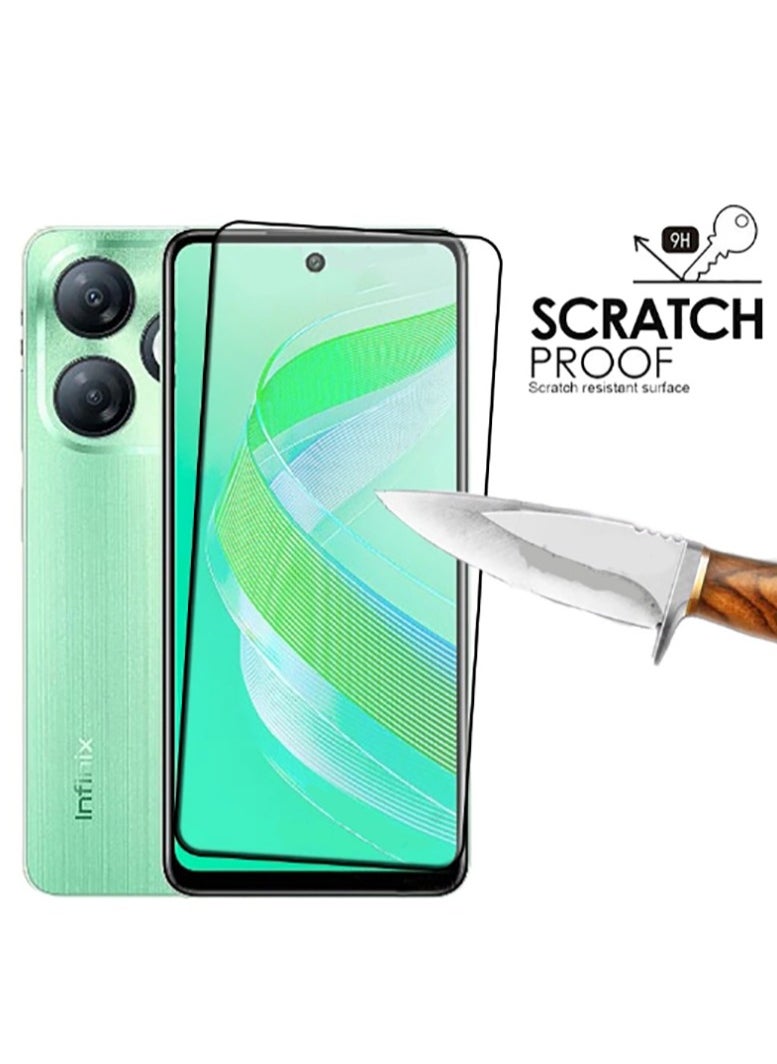 Generic - 2 Pack for  Infinix Smart 8 Screen Protector [Support Fingerprint Unlock],  High definition transparent anti-scratch, no bubbles, easy to install - Image 1