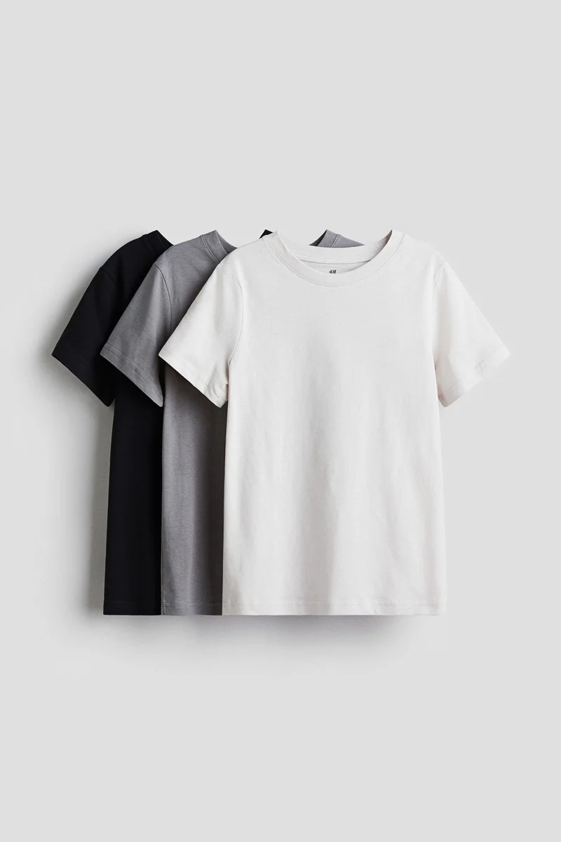 H&M 3-pack T-shirts