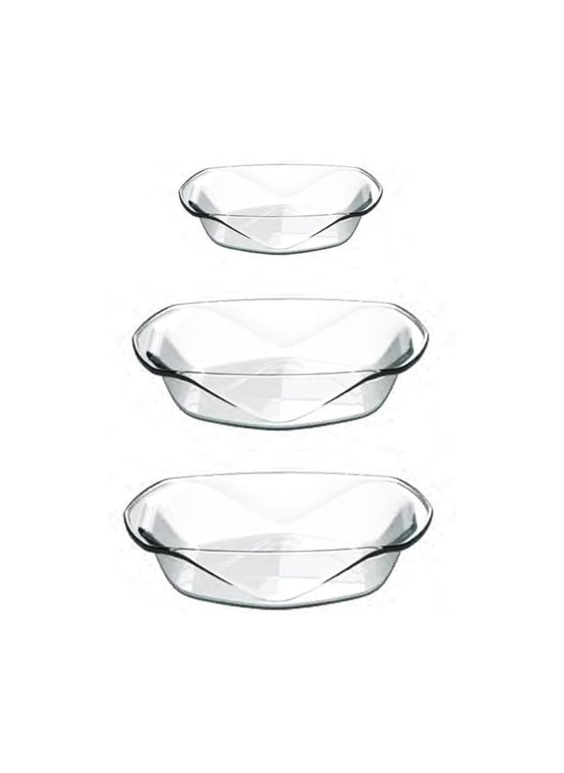 Vidivi 3 Pieces Chef Table Thermal Casserole Set, Italian Roaster Pyrex 8025358262674  - Image 2