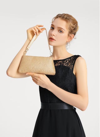 SYOSI SYOSI Crystal Evening Clutch Bag for Women, Glitter Rhinestone Purse Sparkly Clutches for Prom Wedding Party (Gold) | Best Price KSA | Riyadh, Jeddah SYOSI SYOSI Crystal Evening Clutch Bag for Women, Glitter Rhinestone Purse Sparkly Clutches for Prom Wedding Party (Gold) | Best Price KSA | Riyadh, Jeddah