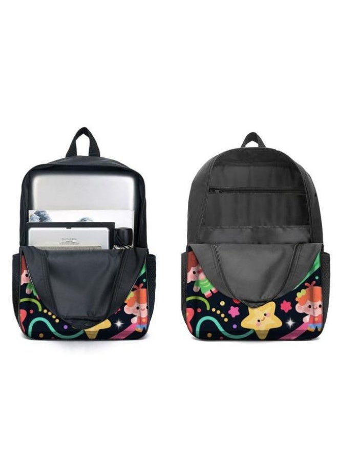 Bright Li Fire Unlock the new fashion of childish fun! Three-piece set of bags, cartoon elements for children and teenagers (students, children, friends' outings, mountain climbing, schooling, etc. can be used) - 6  - Image 4