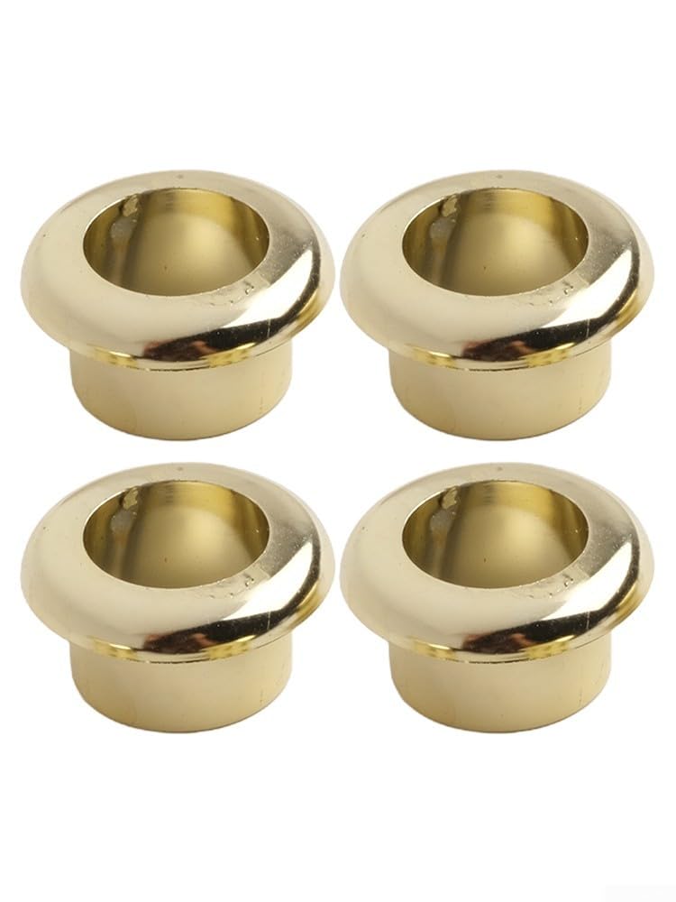 Dual Size 18mm 25mm ABS Cable Grommet Desk Hole Cover 4 Pack Gold Electroplated Finish - Image 5