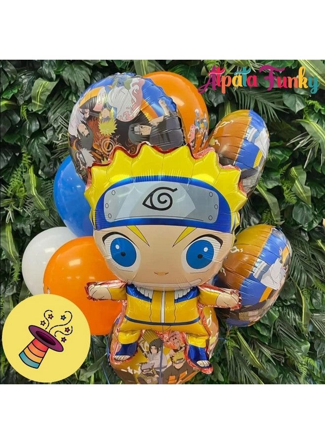 Atpata Funky Naruto Fighter Theme Kids Birthday Decoration Party Foil Balloons - Transform your child's birthday party into an Epic Ninja Theme! (Naruto 5pcs.) - Image 3