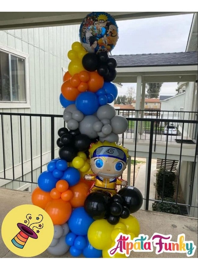Atpata Funky Naruto Fighter Theme Kids Birthday Decoration Party Foil Balloons - Transform your child's birthday party into an Epic Ninja Theme! (Naruto 5pcs.) - Image 4