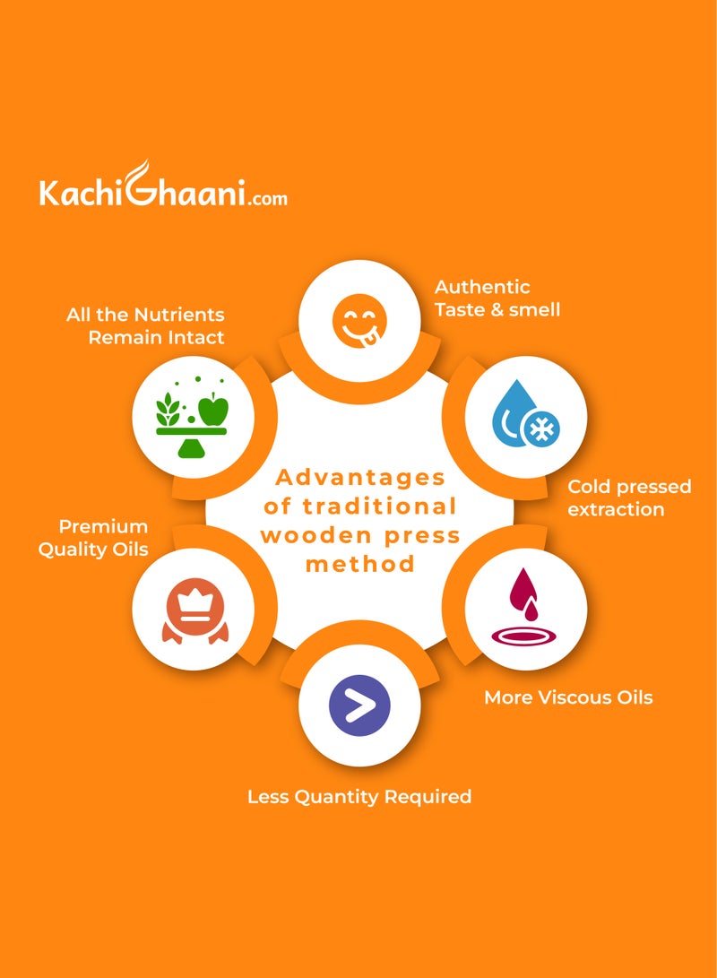 KachiGhaani.com Truly Cold Pressed Virgin Coconut Oil | For Skin, Hair and Body | Premium Grade Finest Quality Oil - Image 5