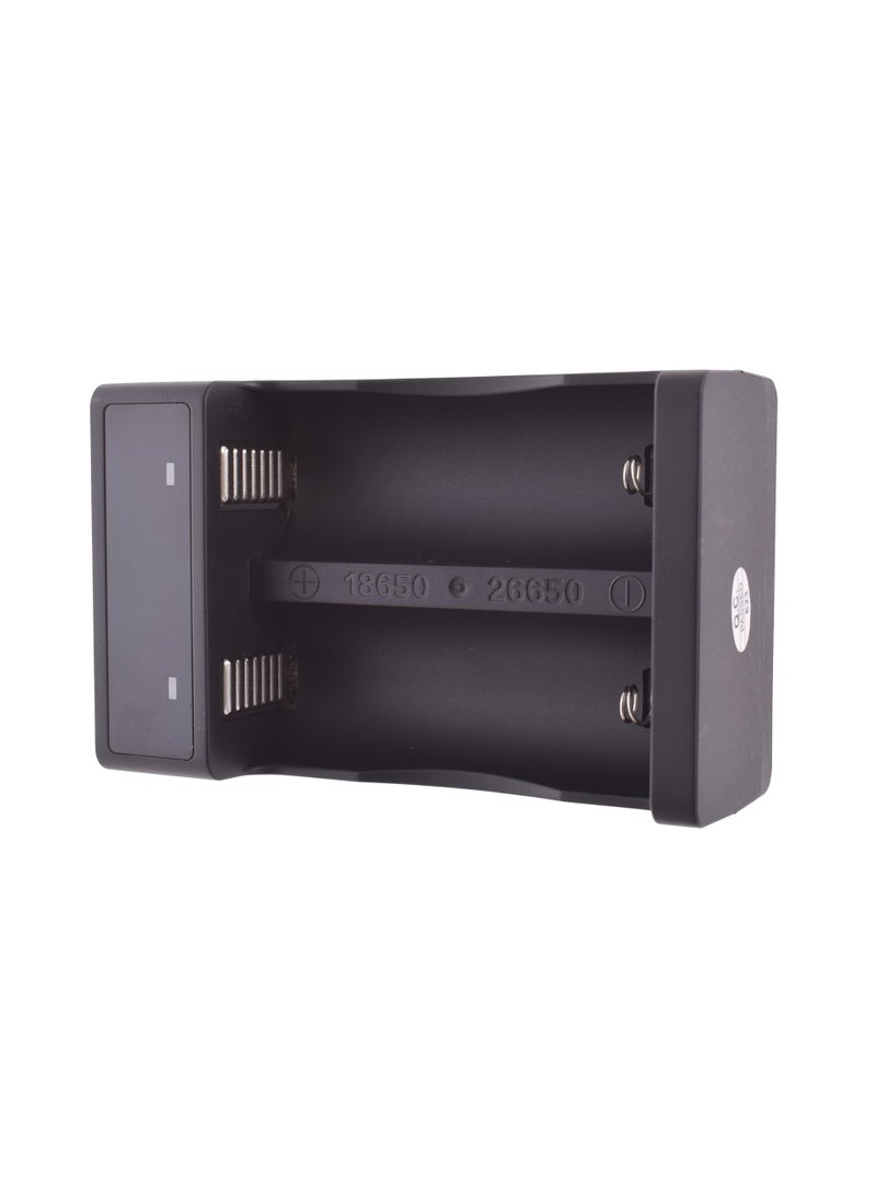 General General M7028 Li-ion Battery Dual Charger With Type-C Cable - Black  - Image 4