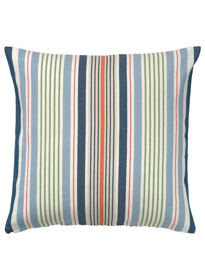 erorex Cushion cover, light blue/multicolour, 50x50 cm - Image 1