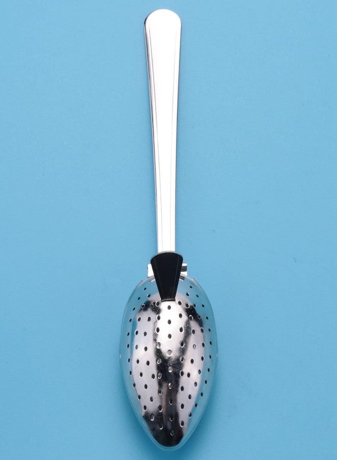 aoukoslt Silver Stainless Steel Tea Infuser Strainer Spoon Loose Leaf Filter Herbs Spice NEW!Tea Strainers and Filters, Tea Filters, About 15cm in length - Image 5