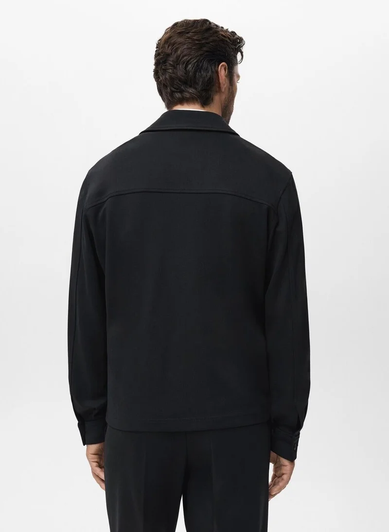 مانجو مان Zip-up sweatshirt with pocket