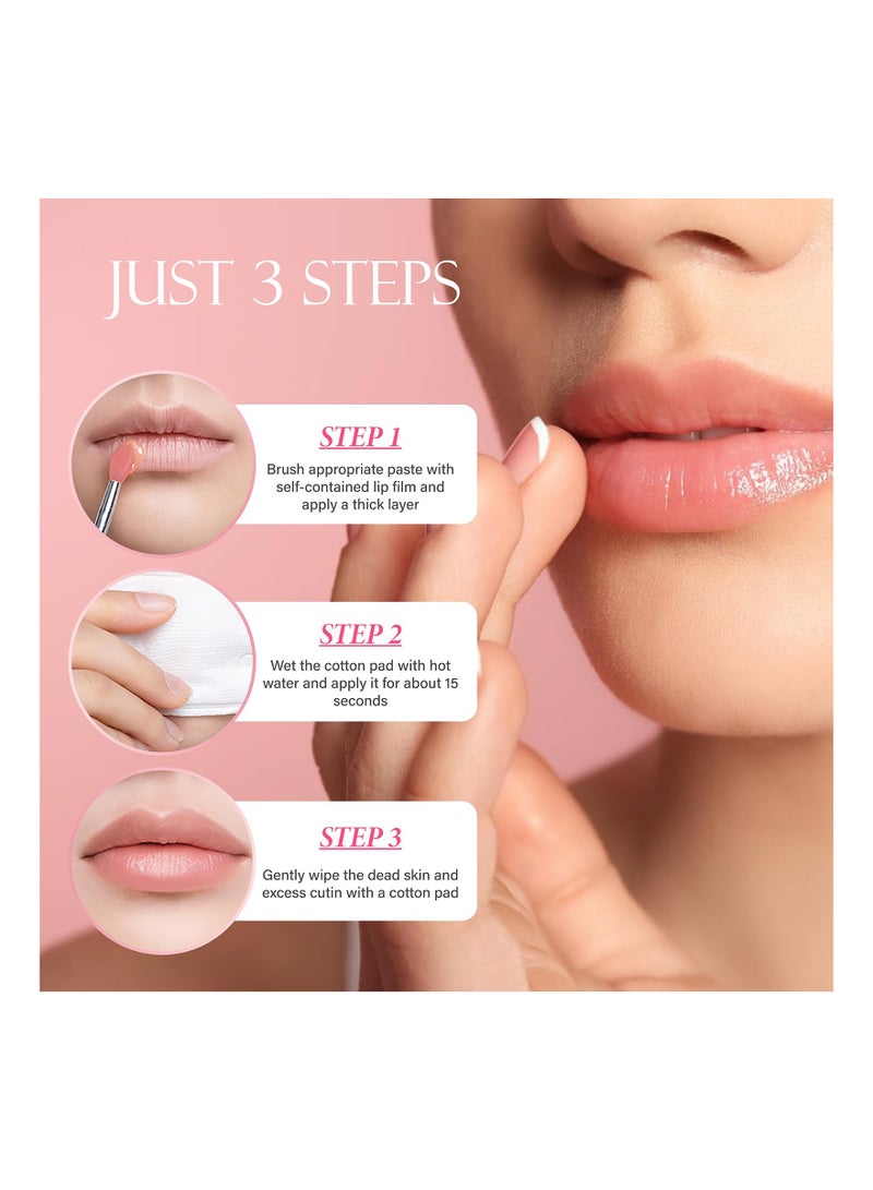 KASTWAVE Lip Sleeping Mask Set, Tinted Lip Balm, Overnight Treatment Lip Care, Moisturizing Berry Lip Mask for Chapped Cracked Dry Lips, Reduce Lip Lines for Women Girls - 4 Colors  - Image 5