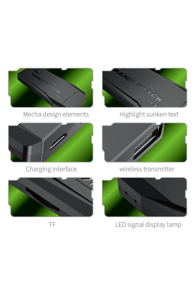 TNGames M8 Retro Dual-Player Gaming Console 2.4G Wireless Controller + 1080P HD | 20,000+ Classic Games Built-in | Supports 10 Emulators | Plug-and-Play | Family Entertainment & Nostalgia Essential - Image 3