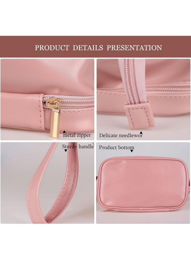 divinezon Women Travel Make Up Toiletry Organizer Pouch Double-Layered Dry and Wet Separation Bag | Lather | Pink - Image 4