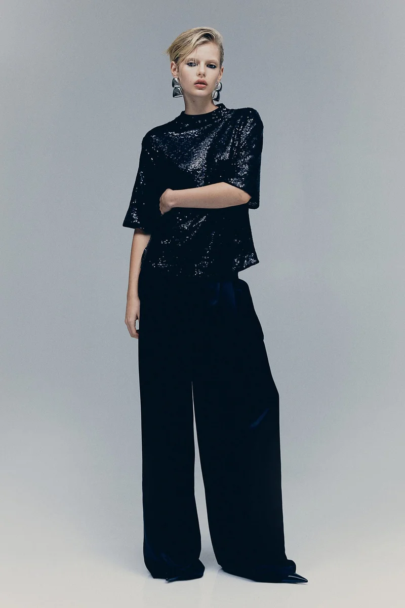 H&M Sequined Top
