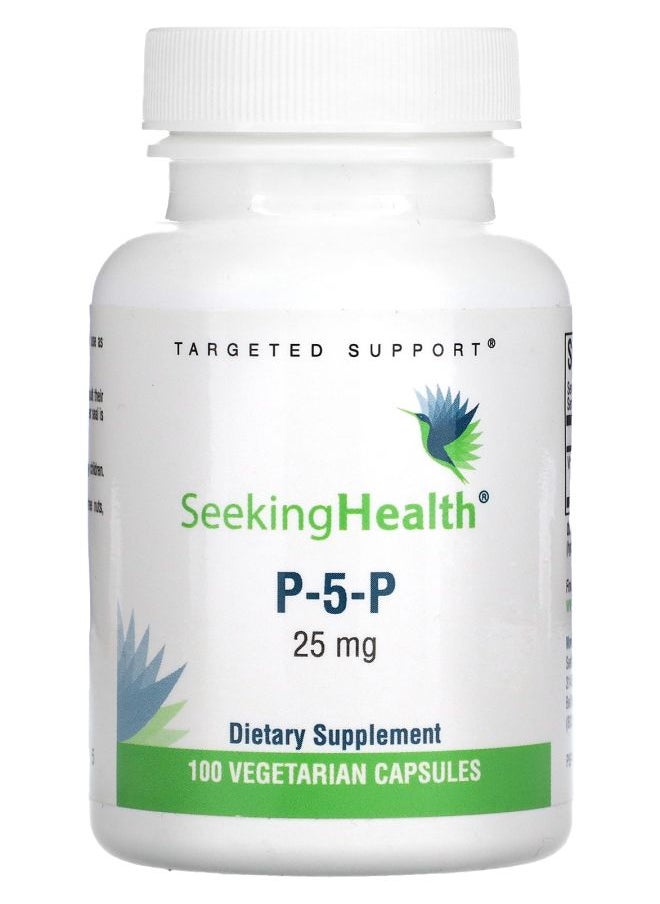 Seeking Health P-5-P 25 mg 100 Vegetarian Capsules 