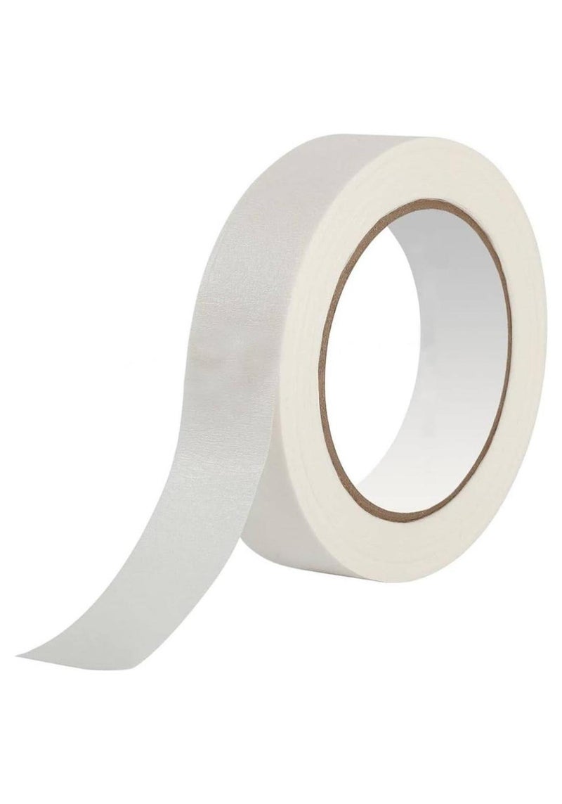 إي سي في في شريط لاصق فاخر، بكرة واحدة، 1 بوصة × 20 ياردة، شريط ورقي متعدد الأغراض للرسم، ووضع العلامات، والبستنة، والتغليف، والأعمال الفنية، والمدارس، والمكاتب، والجراجات، والمصانع، والاستخدامات الصناعية - Image 1