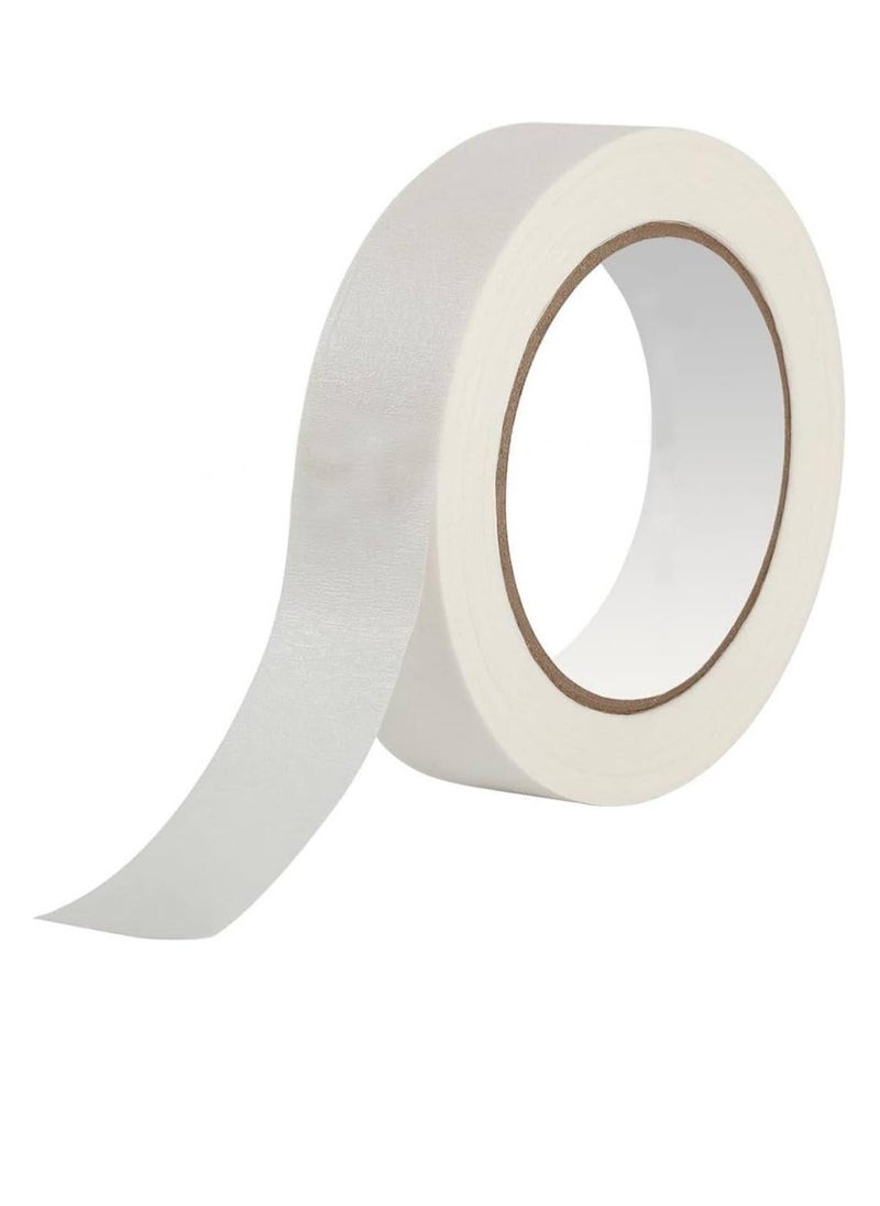 ECVV - Premium Masking Tape, 1 Roll 1 Inch X 20 Yards General Purpose Paper Tape For Painting, Labeling, Marking, Gardening, Packaging, Artworks, Schools, Office, Garage, Factory, Industrial Uses - Image 1