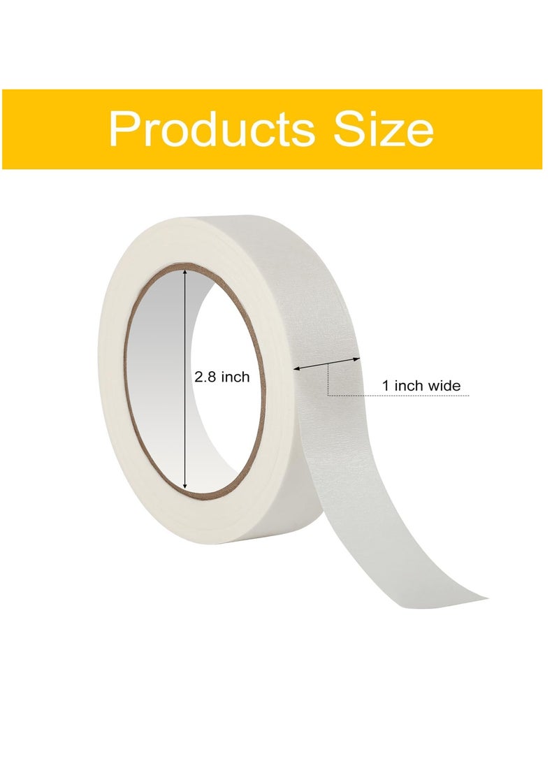 ECVV - Premium Masking Tape, 1 Roll 1 Inch X 20 Yards General Purpose Paper Tape For Painting, Labeling, Marking, Gardening, Packaging, Artworks, Schools, Office, Garage, Factory, Industrial Uses - Image 1