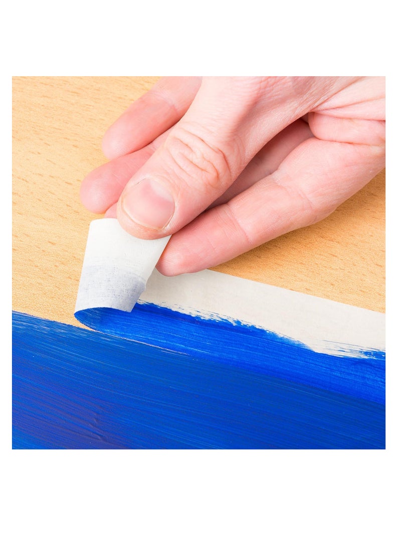 ECVV - Premium Masking Tape, 1 Roll 1 Inch X 20 Yards General Purpose Paper Tape For Painting, Labeling, Marking, Gardening, Packaging, Artworks, Schools, Office, Garage, Factory, Industrial Uses - Image 1