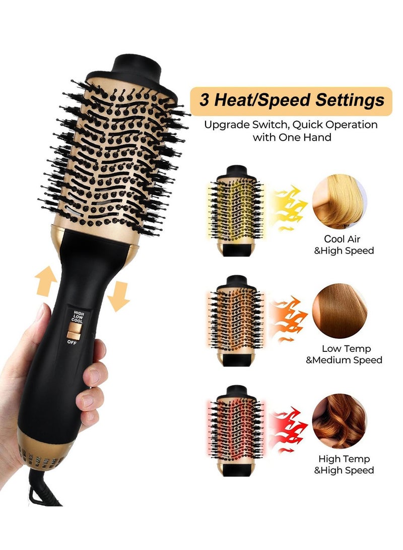 Hair Dryer Volumizer Hot Air Brush 2 in1 Styling Brush Styler Negative Ion Blow Dryer Brush - Image 5